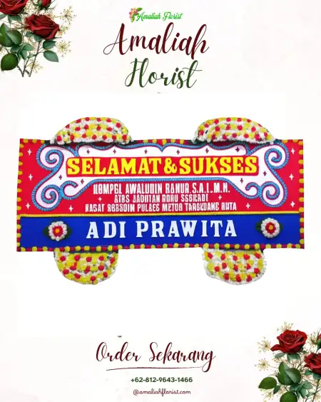 Papan Bunga Ucapan Selamat Sobo